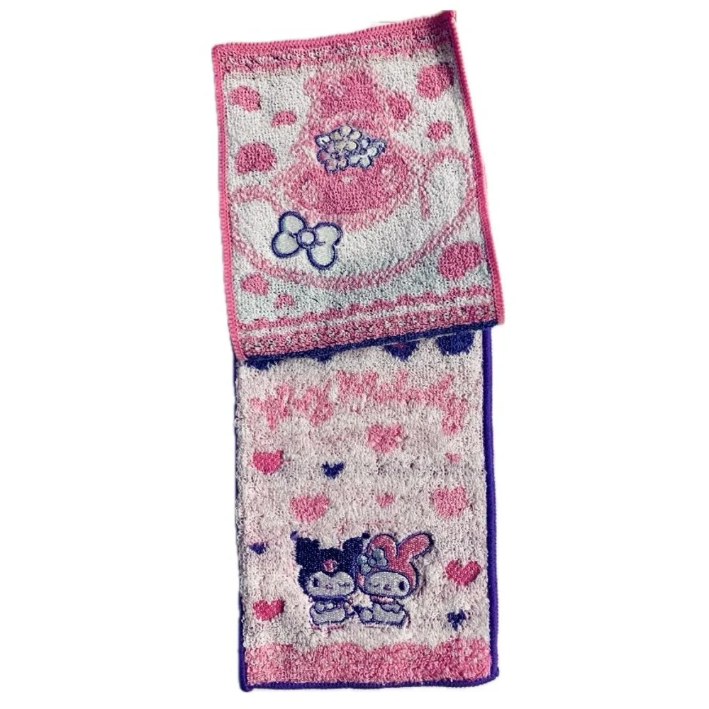 Sanrio Pocket Towel Set, My Melody Kuromi, 4”x8” Mini Kawaii Japan Import